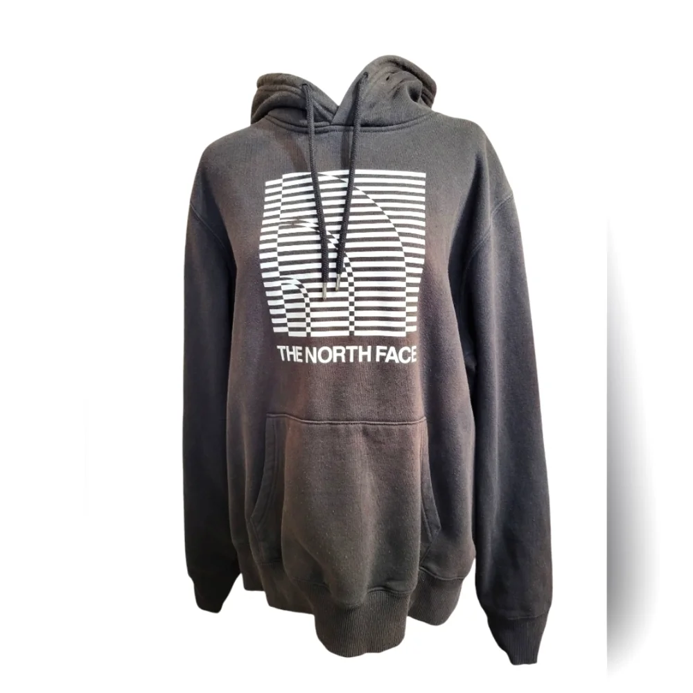 The North Face Hoodie Large Sweatshirt Optical print